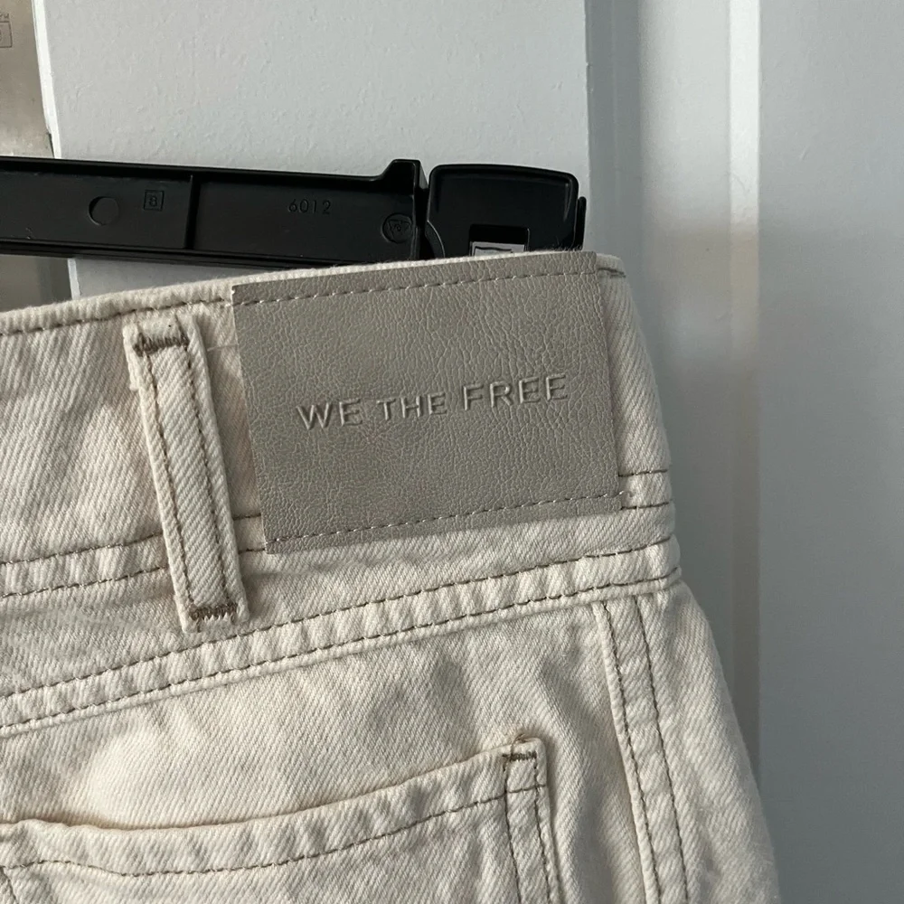 Free People Aster Straight Ivory Jeans - Picture 7 of 7